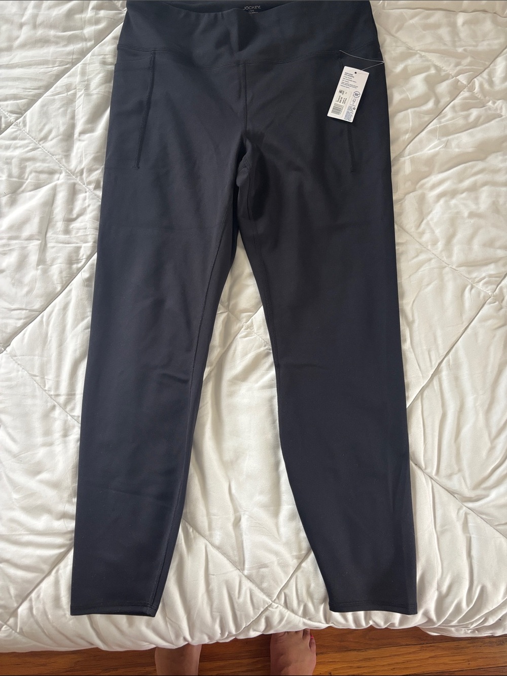 NWT Jockey Women’s Black Performance Leggings